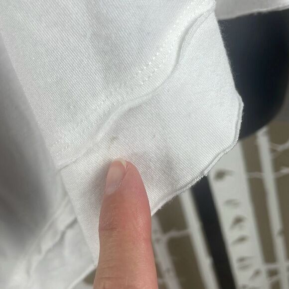 Democracy Embroidered High-Low Hem Drop Sleeve Top M - Picture 6 of 10